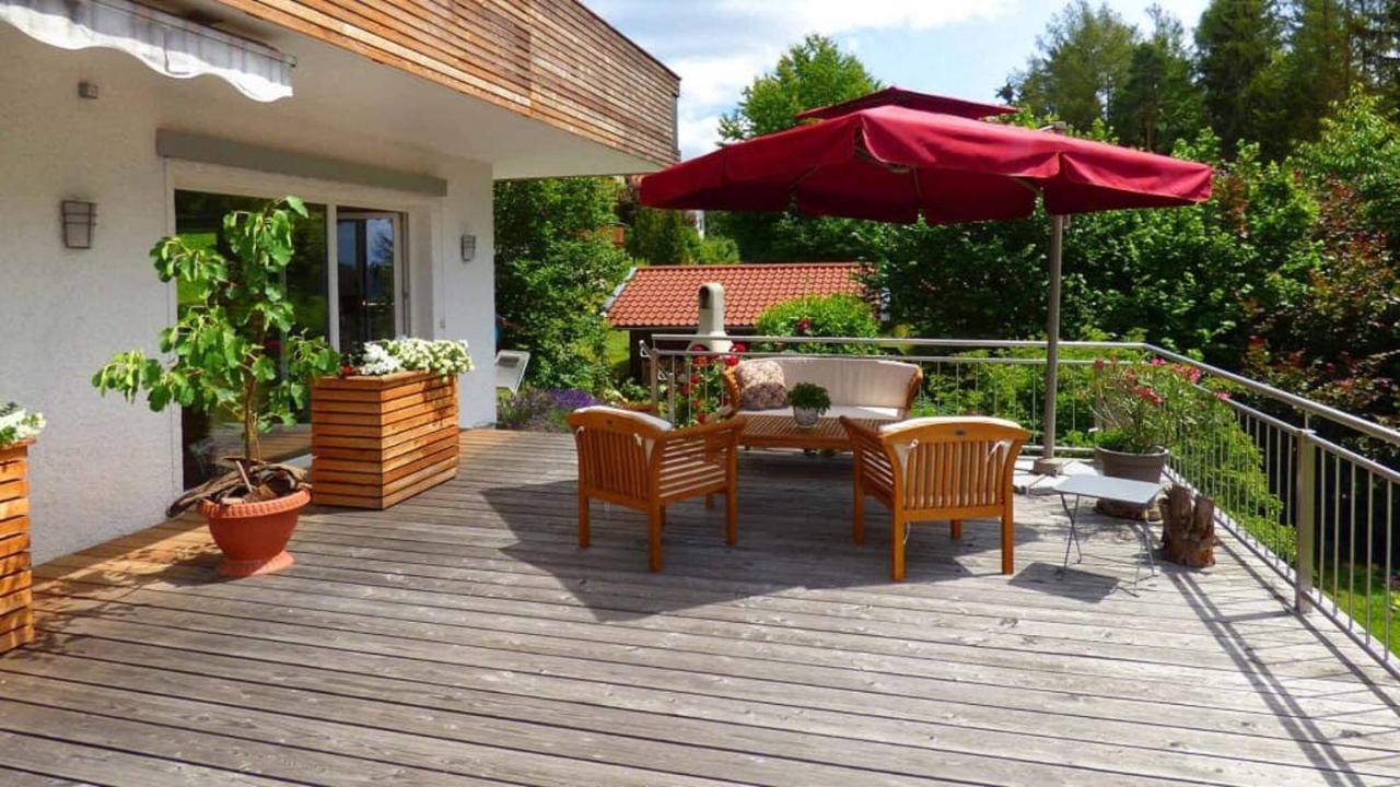 Haus Der 5 Kontinente Lägenhet Böbrach Exteriör bild